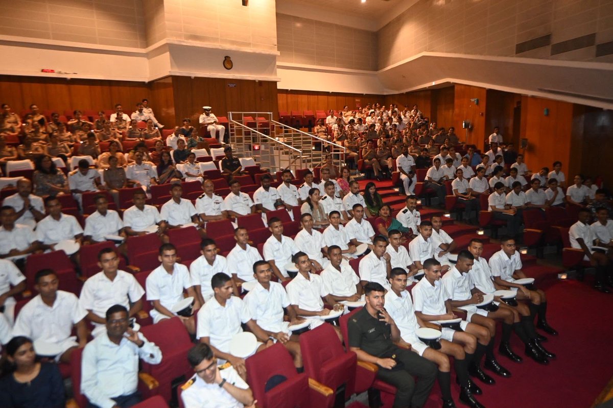 IN_ASVINI's tweet photo. International Day Against Drug Abuse Awareness Programme #INHSAsvini conducted on 01 Jul 26. Enthusiastic  participation from Officers, Nursing Officers, Nursing Cadets, young Medical Recruits, Sailors & their families through poster competition. They also participated in mindfulness activities, and an interactive panel discussion. Skit on adolescent substance abuse was much appreciated. @indiannavy reinforced our collective commitment towards a healthier, drug-free society. 
Together, we choose awareness over addiction.💙 #DrugFreeIndia #InternationalDayAgainstDrugAbuse #MentalHealth #SayNoToDrugs

@dgafms_mod 
@indiannavy 
@IndiannavyMedia 
@IN_WNC 
@DefPROMumbai