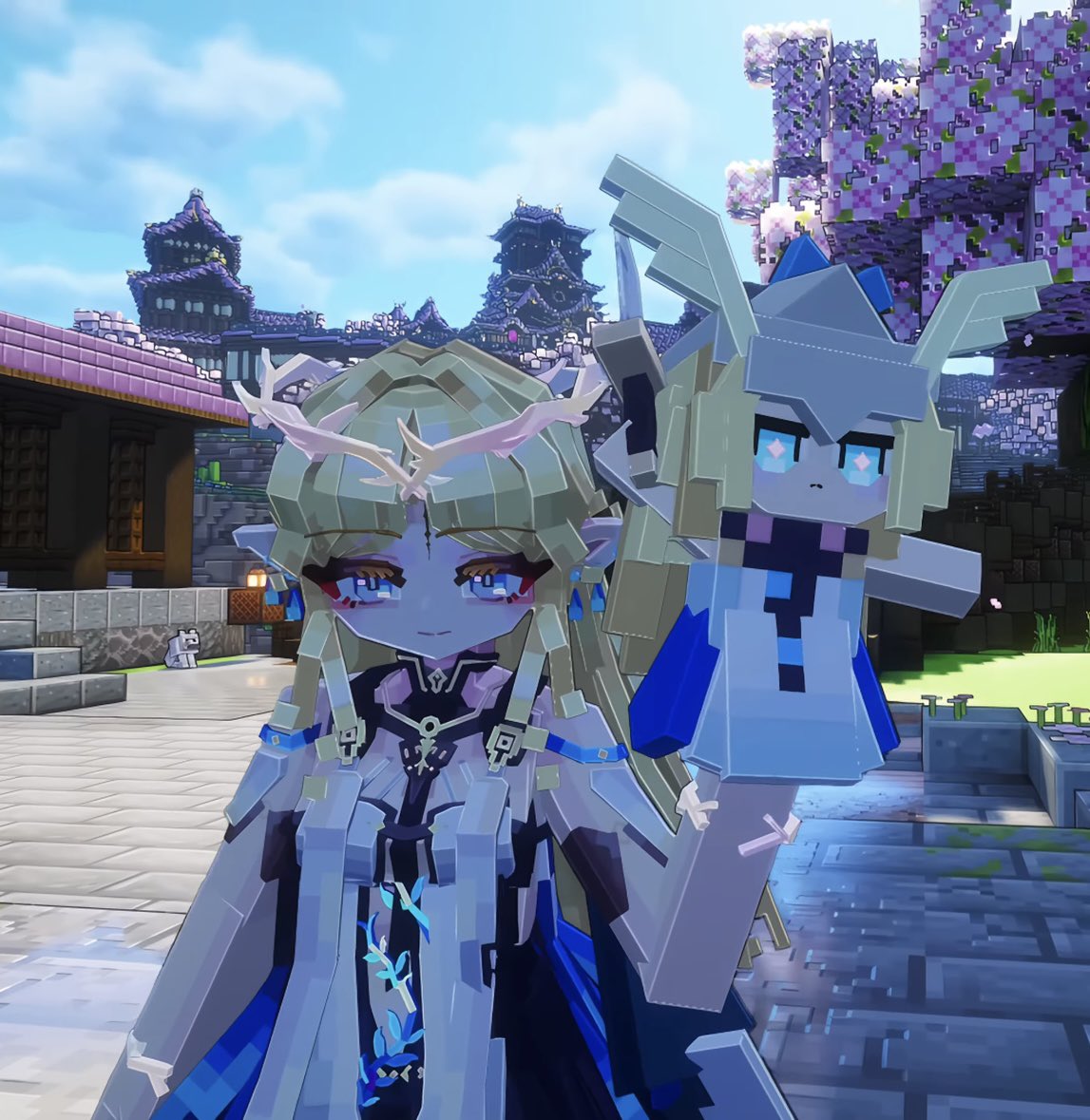 Zani_satoru_xxx's tweet photo. たまたまマイクラのカルテジア見つけて可愛すぎる… https://t.co/sntHhjgc6Q