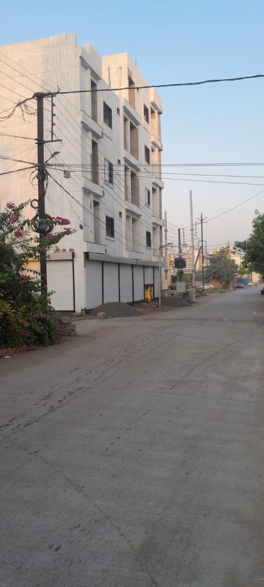 HKVResidents's tweet photo. In Hare Krishna Vihar. Nipania, transformers have been installed vertical to road and blocked compete footpath. Footpaths were meant for pedestrians however now allows building owner to use as personal parking. 
#Call1912 #CustomerCareExcellence #Mppkvvcl #Mpebindore #Westdiscom https://t.co/BrTnbkzmrV