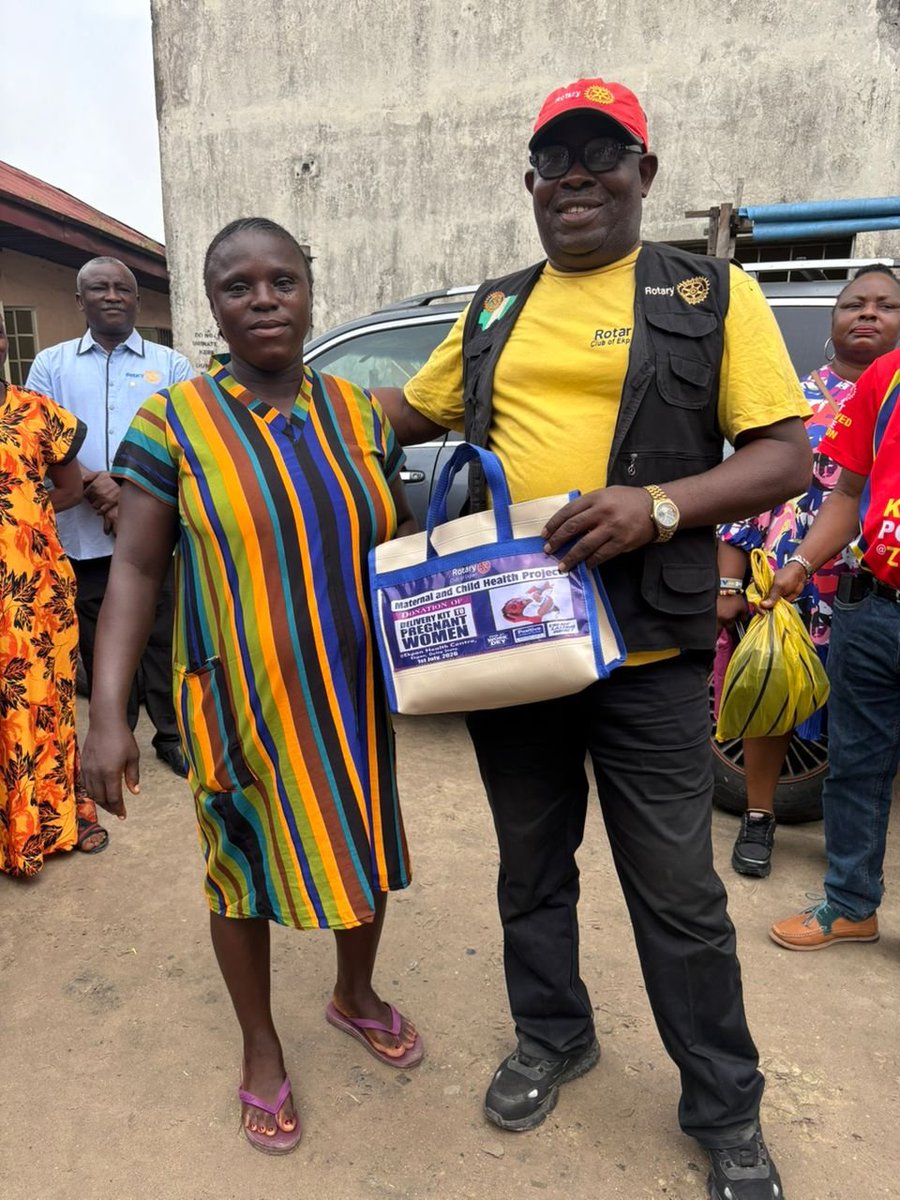 ekpanrotary's tweet photo. What a beautiful way to kick off the new Rotary year!

Yesterday, the Rotary Club of Ekpan successfully carried out a Maternity &amp; Child Care Outreach, bringing hope, care, and practical support to expectant and new mothers in our community. https://t.co/BEbC50FRc0