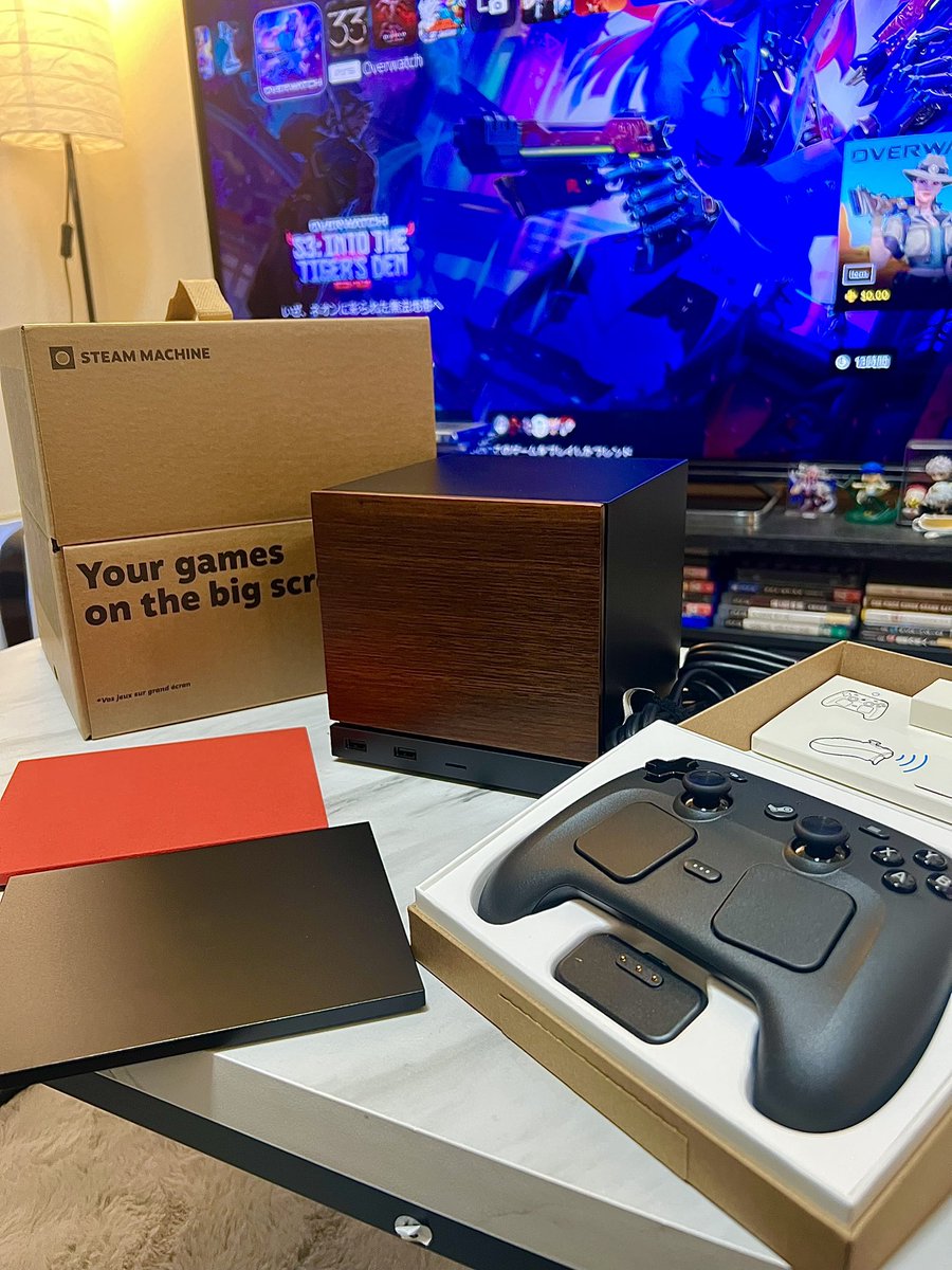 HiroBeing's tweet photo. وصلني امس Steam Machine 
هل أنا اول عربي يوصل له؟ ✨📦◾️
متحمس للتجربه و ترقبوا انطباعي علية : https://t.co/AwUQ4jyQs3