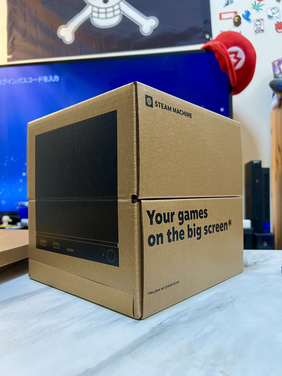 HiroBeing's tweet photo. وصلني امس Steam Machine 
هل أنا اول عربي يوصل له؟ ✨📦◾️
متحمس للتجربه و ترقبوا انطباعي علية : https://t.co/AwUQ4jyQs3