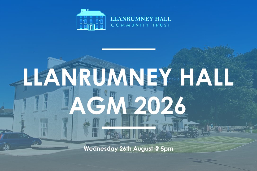 LlanrumneyHall's tweet photo. Our 2026 Annual General Meeting (AGM) will take place on Wednesday 26th August at 5pm in the Kemey's Room in Llanrumney Hall.

All are welcome to join to hear about our charities operational year from Jan 2025 to Jan 2026 and ask any questions to our Board that you may have at the end.