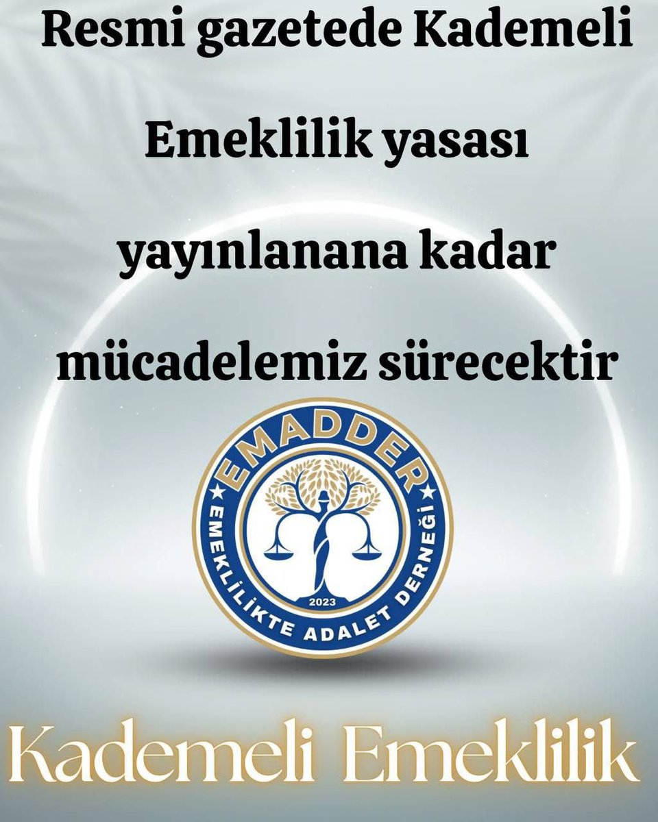 emadderservet's tweet photo. Kararlıyız Ve Asla Anayasal Hakkımızdan Vazgeçmeyeceğiz
#KademeTorbaYasaya https://t.co/zmupbejlYJ