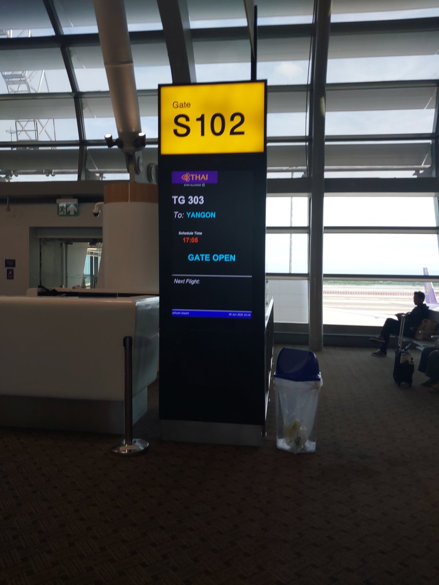 drapaF14's tweet photo. 火曜のフライト
GO TO YANGON🇲🇲
THAI AIRWAYS 
TG303 KIX 🛫BKK
A320 HS-TXS
#スワンナプーム空港
#ヤンゴン空港
#タイ国際航空
#THAIAIRWAYS https://t.co/FOyz1h0R2B