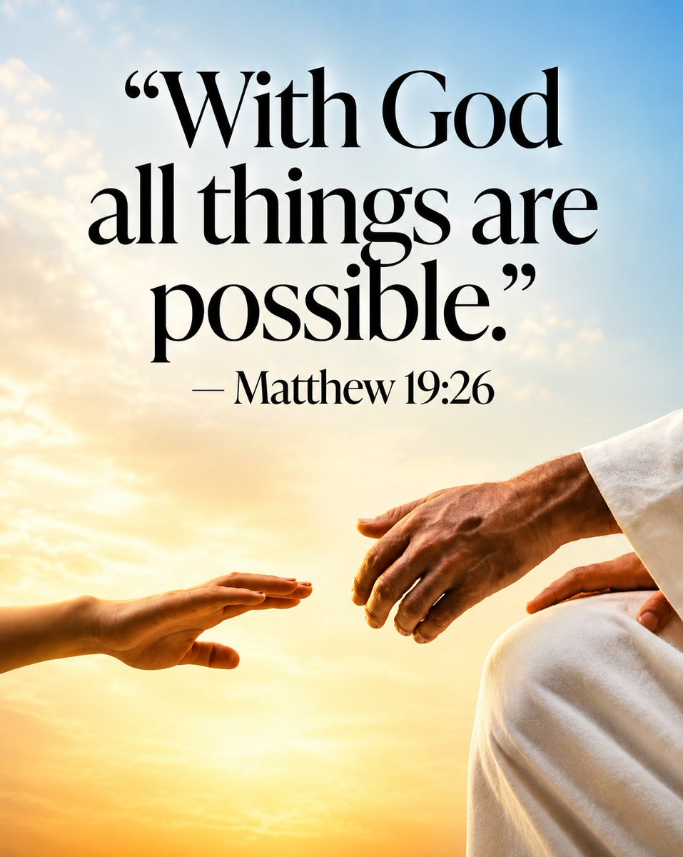 John_Matthew_T's tweet photo. Matthew 19:26 https://t.co/tgX1lNPd5x
