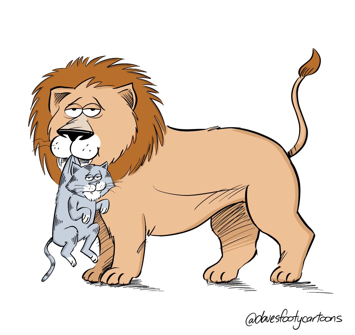 davesfootytoons's tweet photo. 🦁#AFLCatsLions @brisbanelions https://t.co/f801eT9h9T