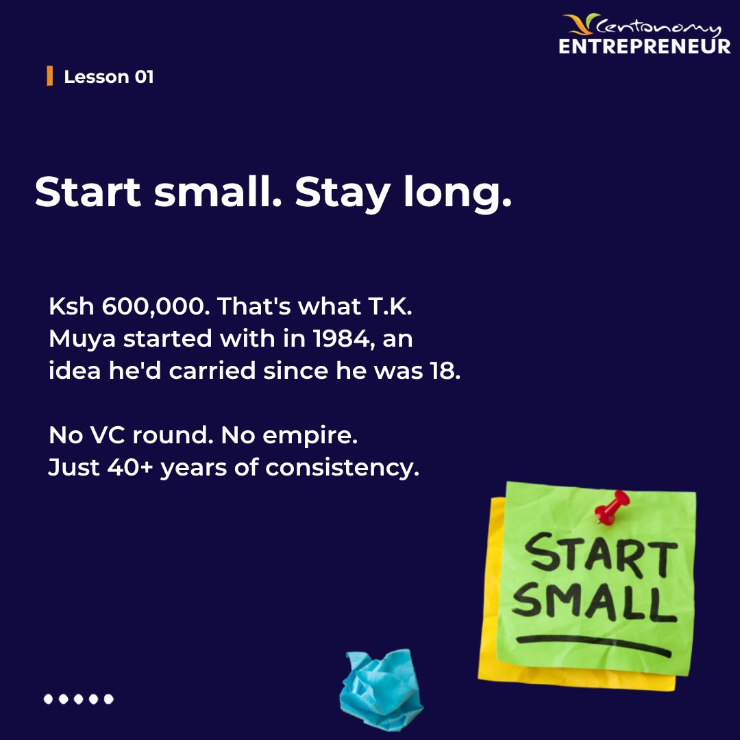 Centonomy's tweet photo. Happy New Month!

What does success look like in your business?  Last month, Titus Muya (T.K.), the visionary founder of Family Bank, achieved a milestone after being officially listed on the #NSE

Swipe through for lessons you can learn as well.

#founderstories https://t.co/1I5YMsekQP