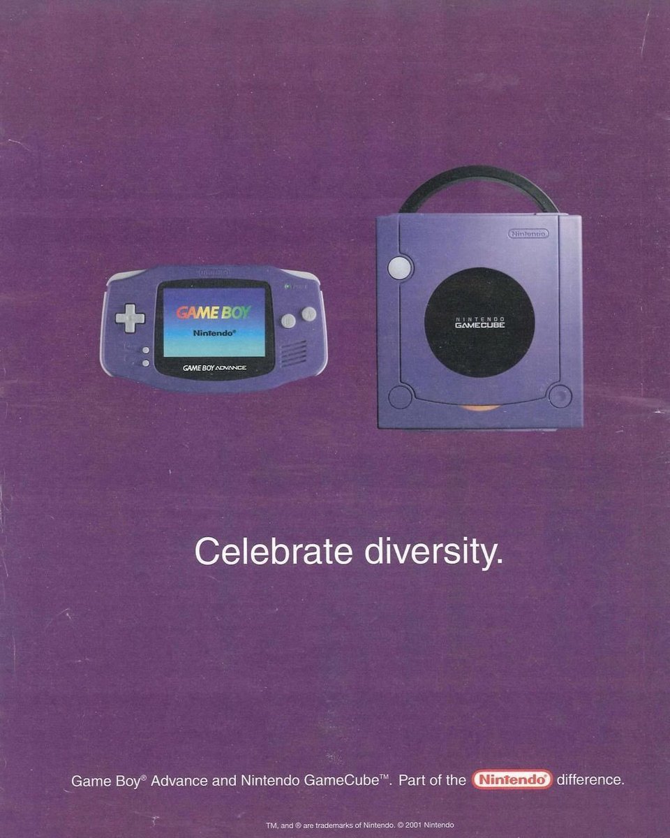 VideoGameHstry's tweet photo. Nintendo GameCube diversity ads (2001) https://t.co/FREtAQMAER