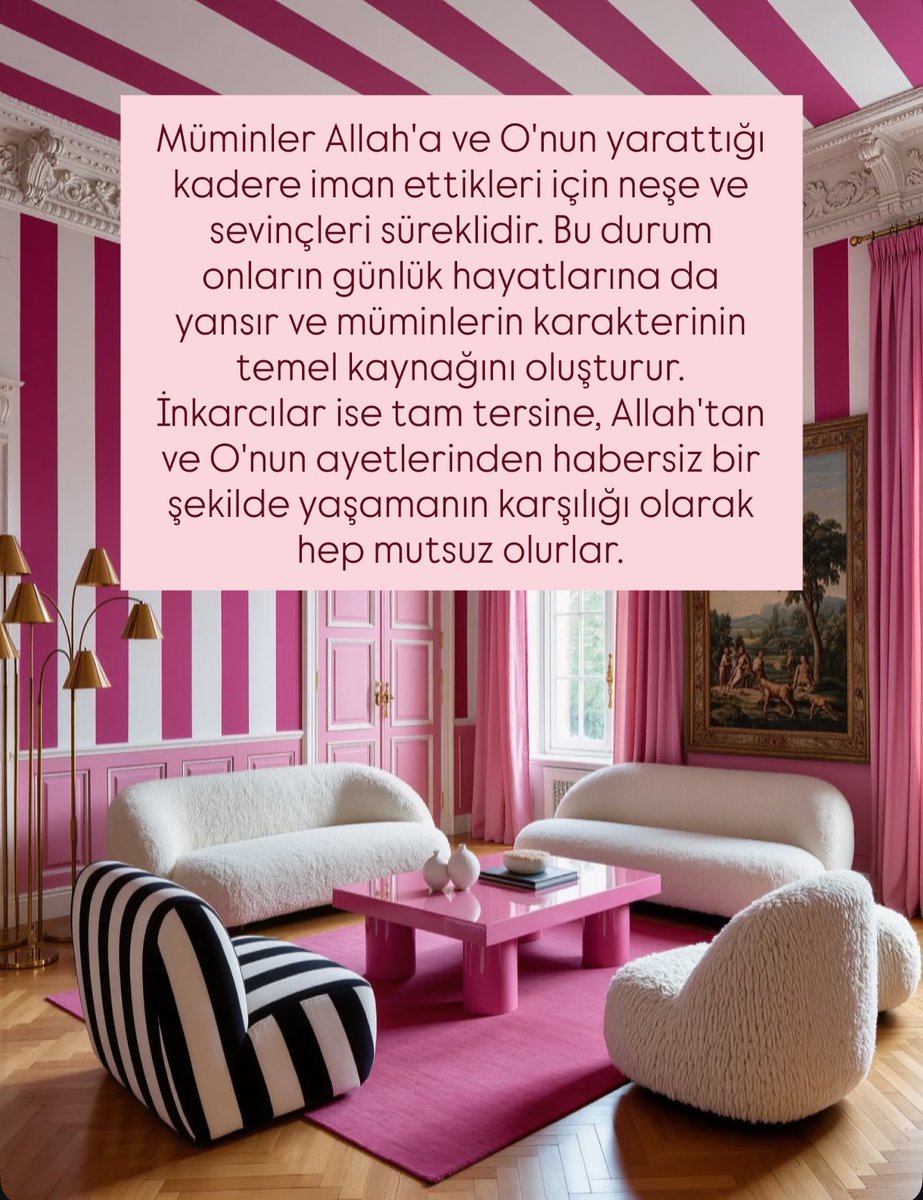 sonsuzsevgi56's tweet photo. Müminler Allah'a ve O'nun yarattığı kadere iman ettikleri için neşe ve sevinçleri süreklidir. Bu durum onların günlük hayatlarına da yansır ve müminlerin karakterinin temel kaynağını oluşturur...

#Sevgi #nimet #sevinç https://t.co/y5UPnUhFVz
