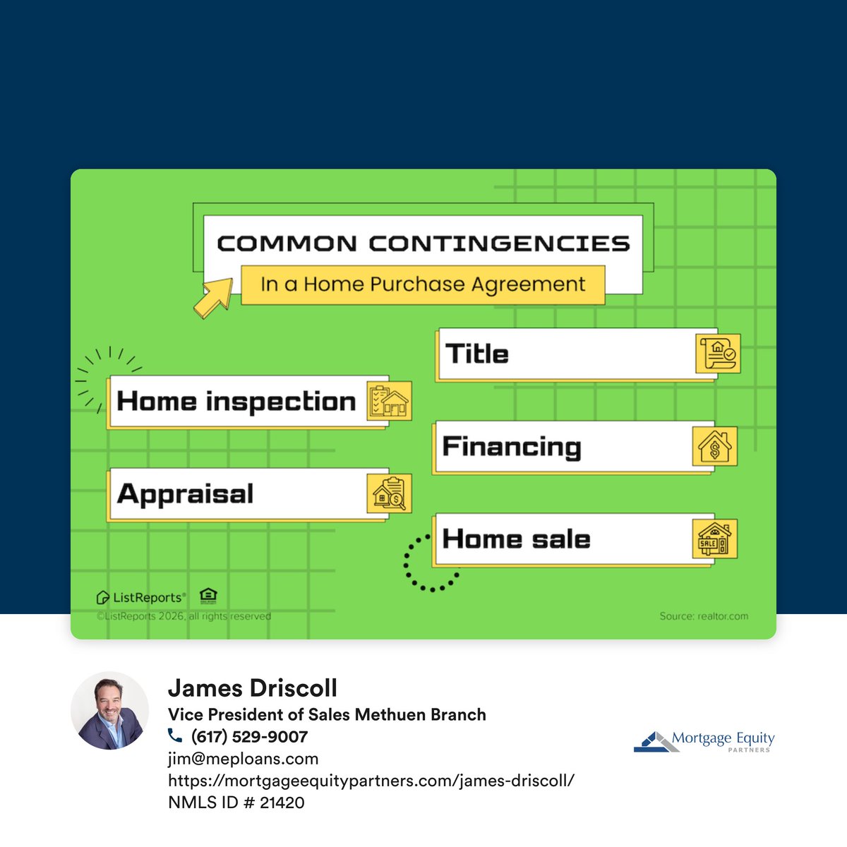 Financewithjim's tweet photo. https://t.co/vjswlsVHQc Buying a home comes with plenty of moving parts, and understanding the process can help you feel more confident from start to finish. 🏡 Certain conditions are commonly included in a purchase agreement to help protect buyers and keep the transaction on track. Knowing what to expect before you make an offer can make the entire experience feel much less overwhelming. If you're getting ready to buy and have questions about the mortgage process, send me a message and let's talk through it together! #thehelpfulLO #realestate #lo070226 #themoreyouknow #dreamhome
