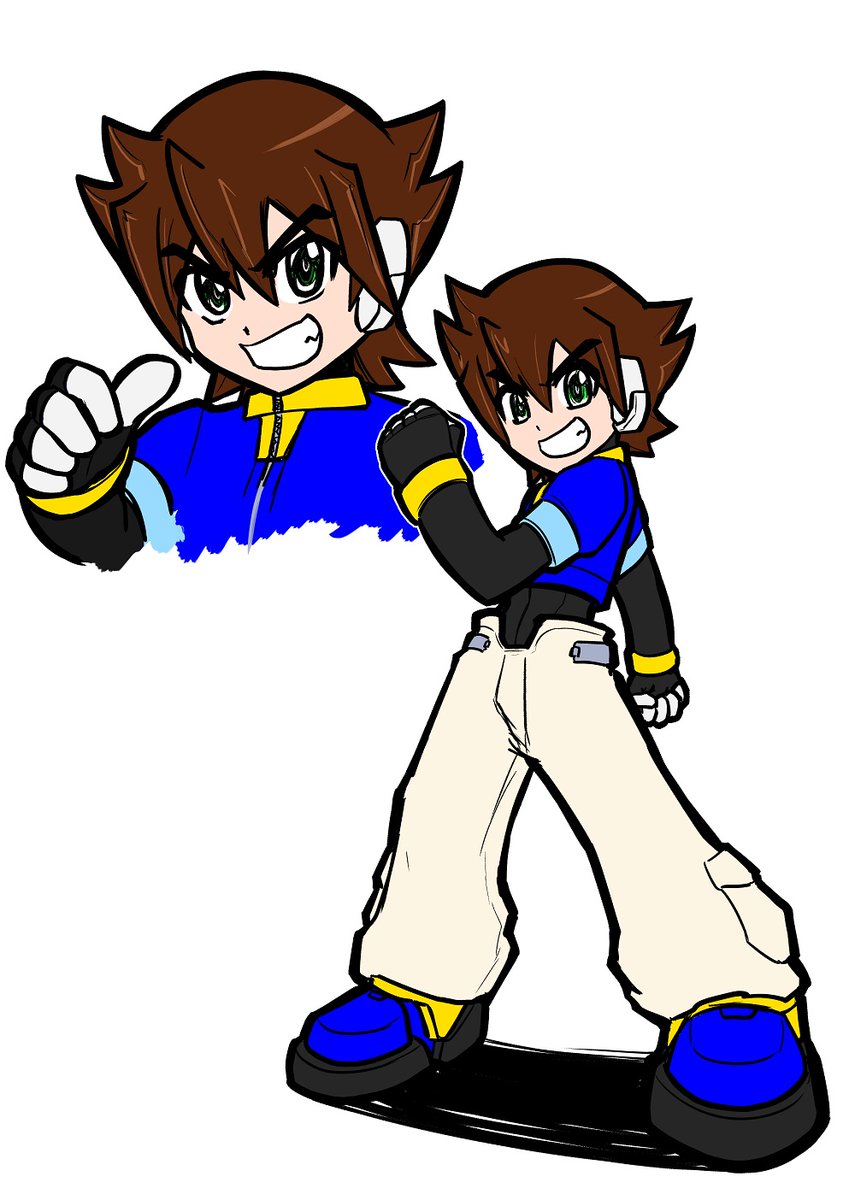 aoihito72's tweet photo. 過去絵ロックマンZX
ヴァンとエール https://t.co/aTmFxPPyAg