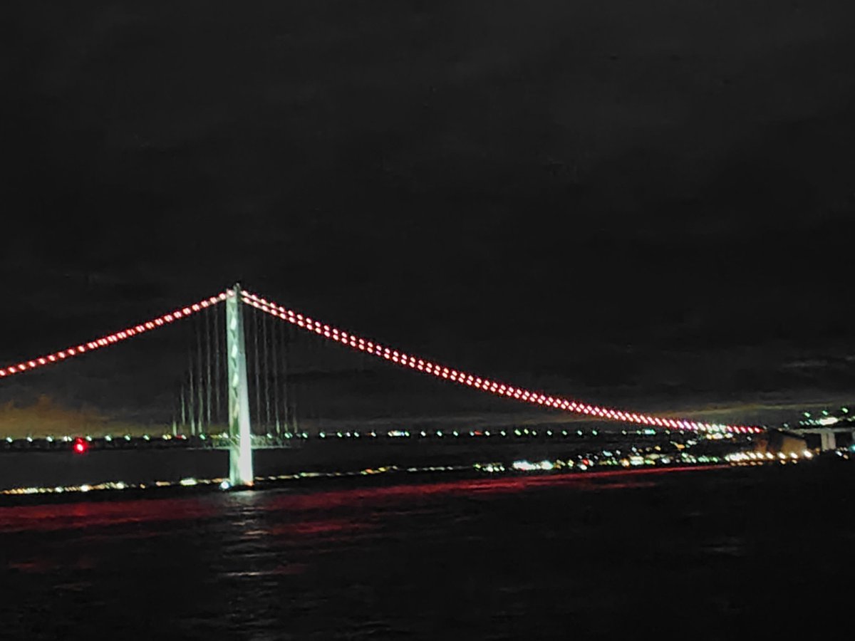 HisumiSousuke's tweet photo. 明石海峡大橋🌉 https://t.co/3mPvJPrRkf
