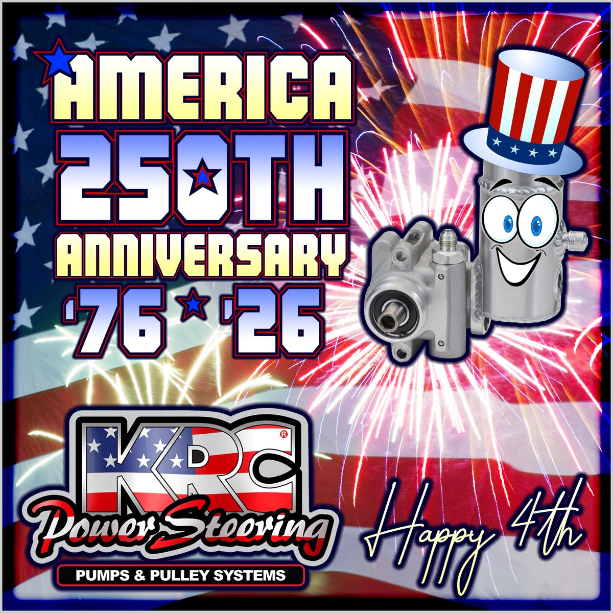 KRCPower's tweet photo. πΊπΈ Happy Independence Day Weekend!
We hope everyone has a safe and Happy 4th of July! πΊπΈ #krcpower #krcpowersteering
π (770) 422-5135 β’ π₯ https://t.co/RCoDZN1XII https://t.co/pE6AQ6p5JU
