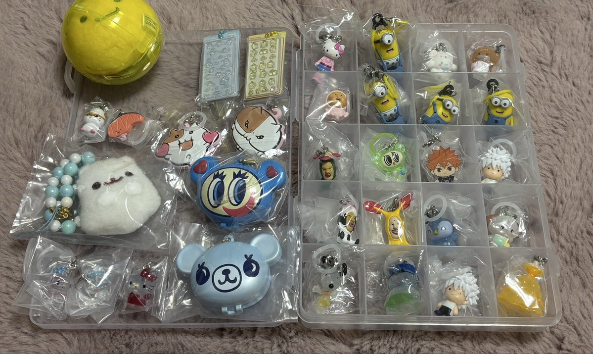 k09_hz's tweet photo. めじるしアクセサリー ガチャガチャ 譲渡 交換　mikko サンリオ　ボンボンドロップチャーム HUNTER×HUNTER もちにゃみ たまごっち ディズニープリンセス

【譲】画像

【求】ウサハナまたは買取

大阪または京都手渡し
日程によっては都内手渡し

※買取の場合は抱き合わせ
お気軽にお声掛けください！ https://t.co/zKDKwV6uY5