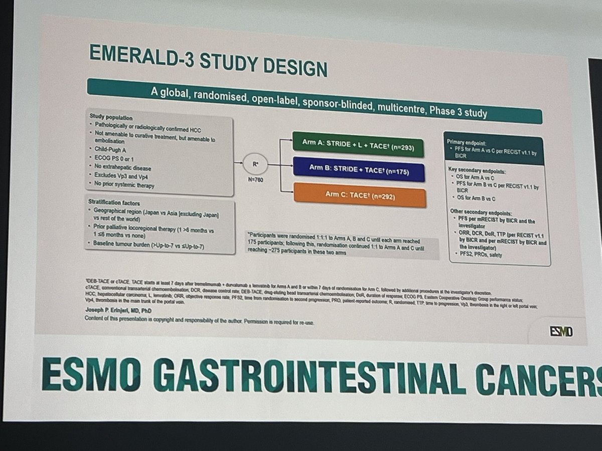 Erman_Akkus's tweet photo. 🚀EMERALD-3 response analysis
proffered paper #ESMOGI26
 
✅ORR and PFS benefit

#cancer #oncology #MedX #GI @OncoAlert https://t.co/uNWl0zHBMF