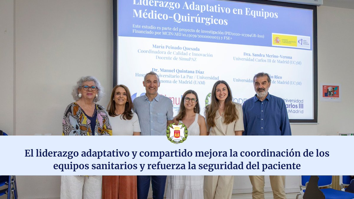 CODEMmadrid's tweet photo. El liderazgo adaptativo y compartido fortalece la coordinación entre los equipos y mejora la seguridad del paciente.
Formar a los profesionales en estas competencias favorece una respuesta más eficaz.
Estudio #LIDAPT. Resultados presentados en el #CODEM
🔗 https://t.co/OqKDddIkLX https://t.co/1urztPy1Wq