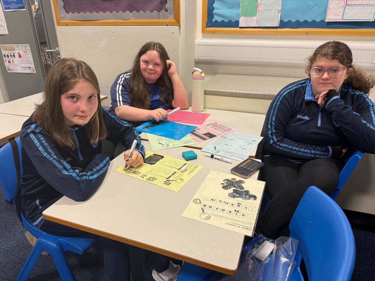 SaintMarysDerry's tweet photo. ➕📚 Well done to our KS3 pupils who completed fun games and workshops for Numeracy and Literacy Day! Thank you to our Year 11 pupils for hosting the workshops. 📚➗ https://t.co/KTeOOcY2ae