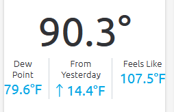 thetradingcat's tweet photo. another toasty morning... the afternoon might not be good for human life https://t.co/NurOmRm7v8
