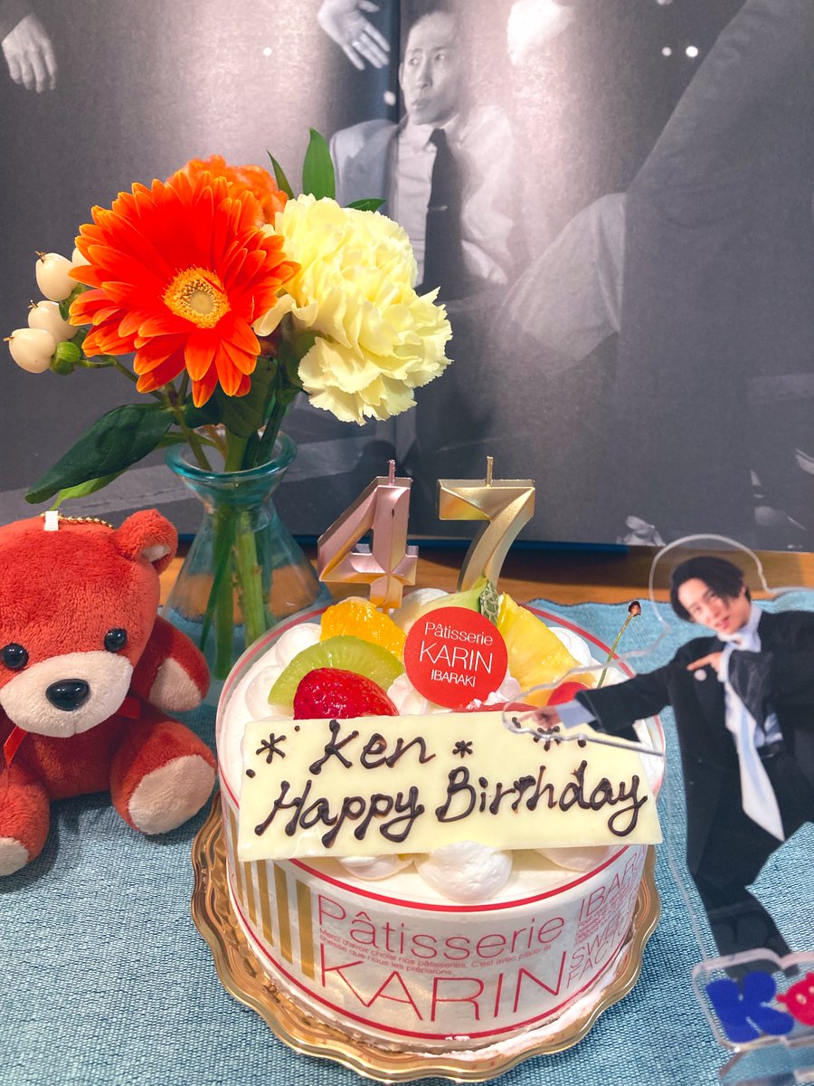 hinanjyodayo's tweet photo. 改めて健くんお誕生日おめでとうございます🎂🎉🥳🎈
こんな時間ではありますが毎年恒例・本人不在の誕生会させていただきます🫶
健くんの分まで食べておくね！！(ダイエットは明日から予定)

#三宅健誕生日
#三宅健誕生祭2026
#奇跡の47歳 https://t.co/rjwMYPdneQ