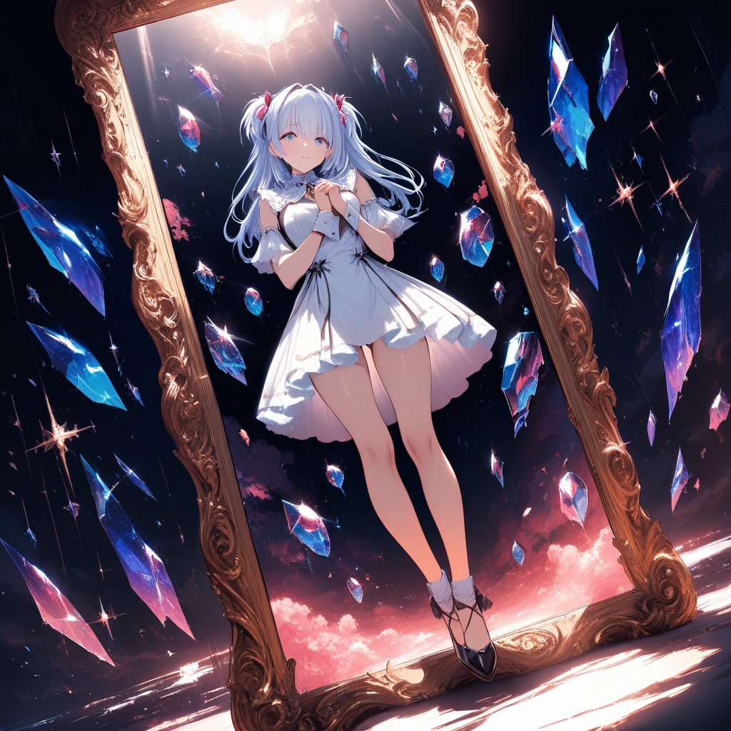 ragunait's tweet photo. ここは鏡の中?外?
#AIイラスト https://t.co/oetywrGSGQ