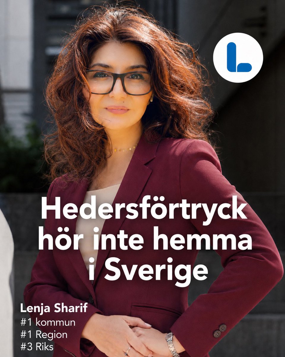 Lenjasharif's tweet photo. Nu skärps lagen mot hedersförtryck. Psykiskt våld, kontroll och tvång ska inte gömmas bakom familjens väggar. Varje flicka och kvinna har rätt att leva fritt i Sverige.

Hedersförtryck hör inte hemma här. Aldrig. https://t.co/dYsr5SrBsH