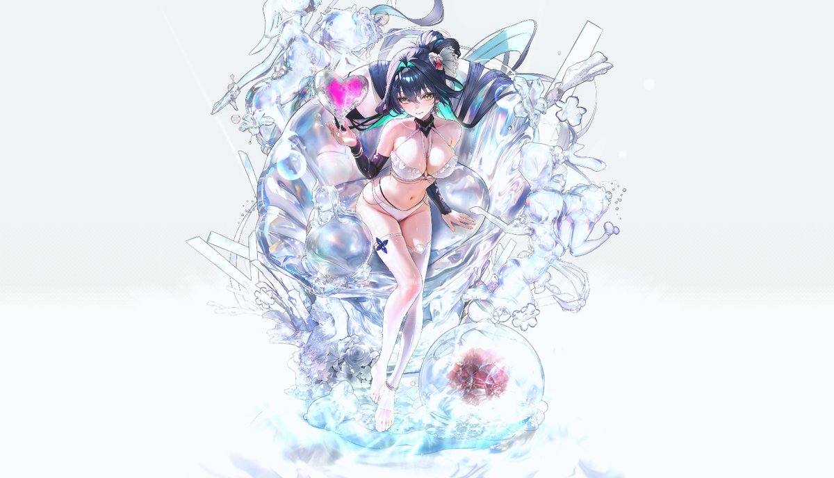 PassageRing's tweet photo. 水着シンデレラ素体と、セイレーンコス確保！
凸はマルチャーナ先生の結果次第で考えるにゃよ
#NIKKE https://t.co/f5ezkfJxhj
