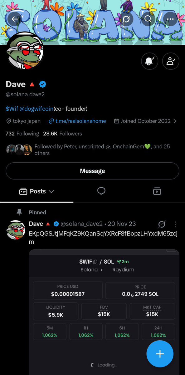 Ciipher69's tweet photo. @solana_dave2 EDzEESvfnmMNoccyEcg2yE2T4t3GreHMnfvyQFspGtAw

You can make me the Man of the year 📈🐐 https://t.co/O7qJgdInbh