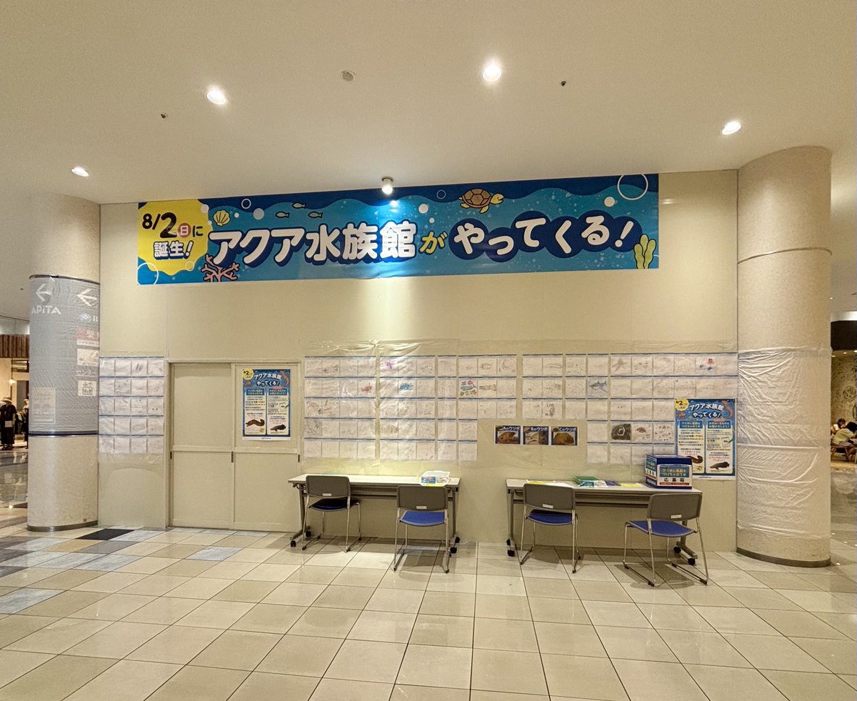gahojin_ogaki's tweet photo. 〜大垣駅 北側情報
▶︎ヤマダデンキ跡の看板がクレーンゲームトレジャーランドに変わりました①②。オープンは7月中旬。
▶︎アクアウォークに水族館③④。
ウツボのぬいぐるみ、ほしいなぁ〜 https://t.co/BMeVJs0qnD