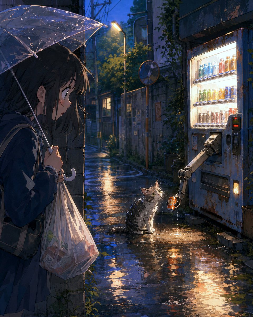 nenaitarou's tweet photo. 優しい自販機

#AIイラスト https://t.co/J9ONHNTIUy