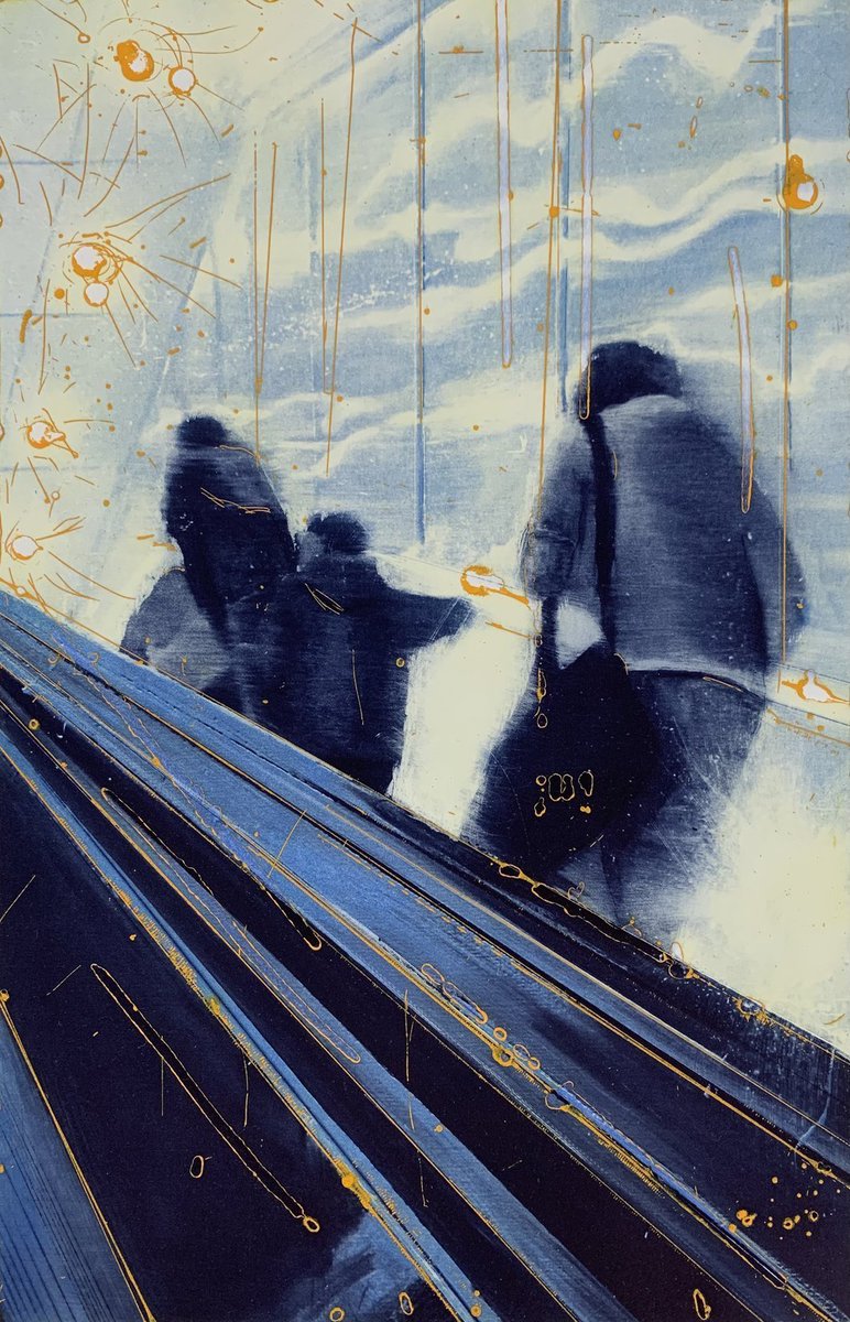 saltwatermp3's tweet photo. Frank Brunner's "Transit" etchings https://t.co/4l5E7ZAkFH