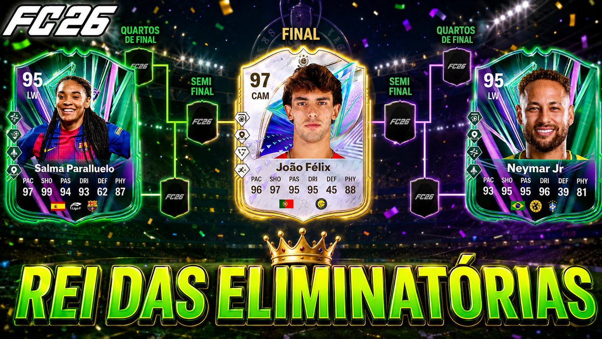 majimbee's tweet photo. OS MELHORES JOGADORES para a EVOLUÇÃO REI DAS ELIMINATÓRIAS | #FC26 

⬇️⬇️⬇️⬇️⬇️
https://t.co/wRMNOmKdUj https://t.co/d2zJaay828