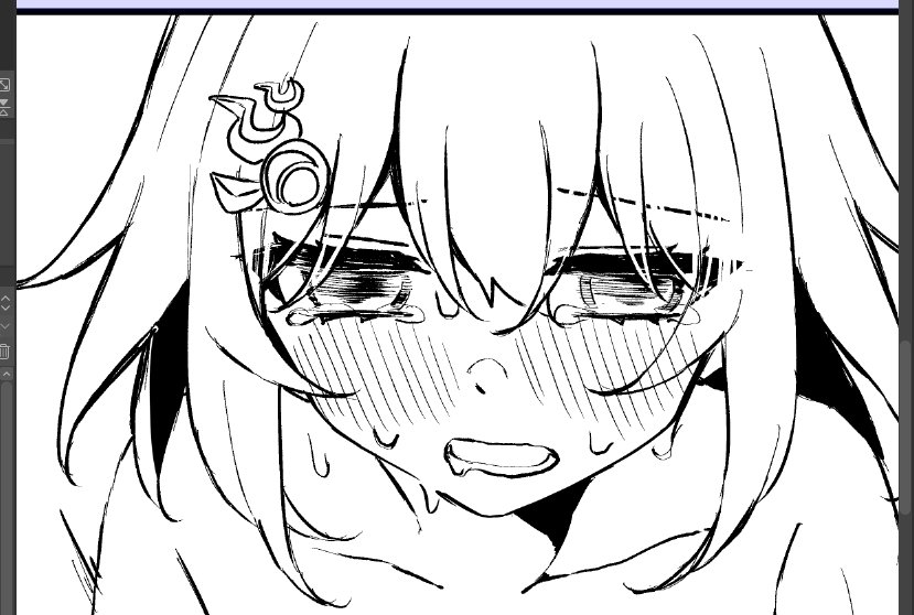 もうすぐペン入れ終わるぞ 