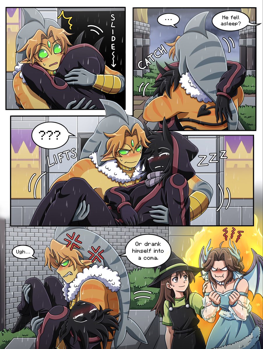 wiggle_rain's tweet photo. Landduo comic commissioned and written by @sweetiecola1 ✨
A continuation as a treat…✌️😌
#badboyhalofanart #foolishfanart #therealm #therealmfanart #landduo #foolhalo https://t.co/gEqA3k8HTi