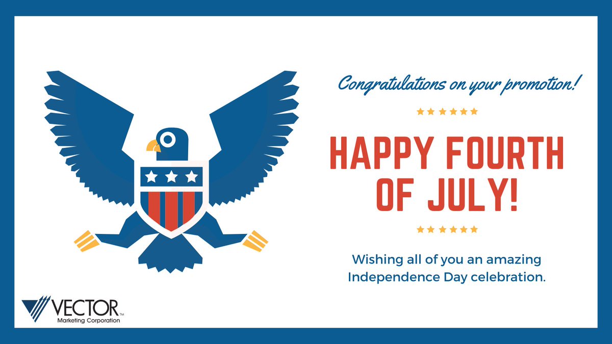 VectorMarketing's tweet photo. Have a safe and happy July 4th Weekend!  We're proud to represent an American made product! Congrats to @PennStateBeaver  student Jaylen Alston-Taylor @jaylenalstontay on their Senior Advisor promotion! #PennStateBeaver 

#July4 #IndependenceDay #SummerWork #AmericanMade https://t.co/SyGmOzXRS6