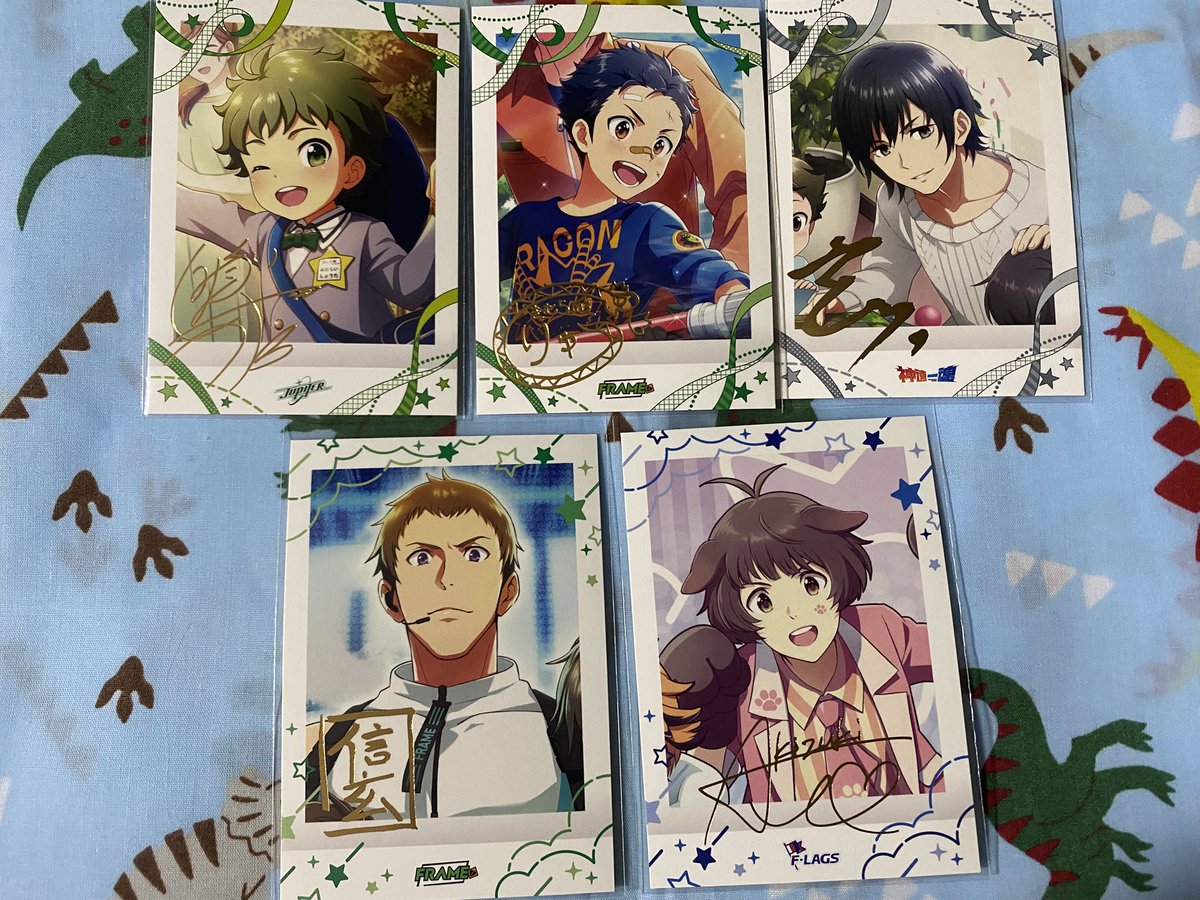 rinmaru1029's tweet photo. 【交換】アイドルマスターSideM ぱしゃこれ第10弾  第9弾

譲　画像参照

求　箔押し10弾朱雀、9弾翔真、九郎
　　N過去弾朱雀（何弾でも可）＞同異種みのり、キリオ、翔真、九郎

箔押しは求各1。
郵送交換になります。 https://t.co/Eq8sJuNXTo