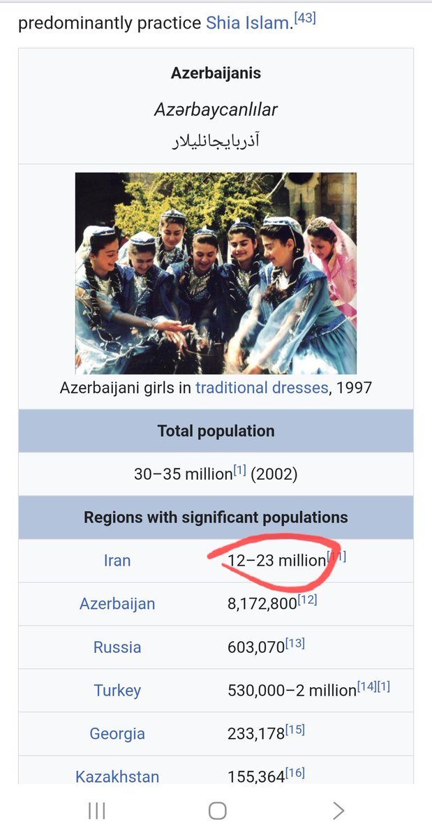 knife84169's tweet photo. @ASicrett36764 @zhr3rb Smart saudis
 I'm not from Baku or Istanbul
I'm originally from ardabil 
 there are more azeris in iran than in  the republic of azerbaijan https://t.co/zqXtboF3LM
