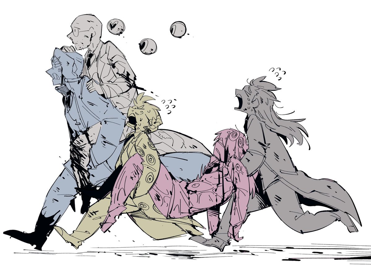 sabaage's tweet photo. 自職員の過去絵色々 https://t.co/G2uNKXMbNb