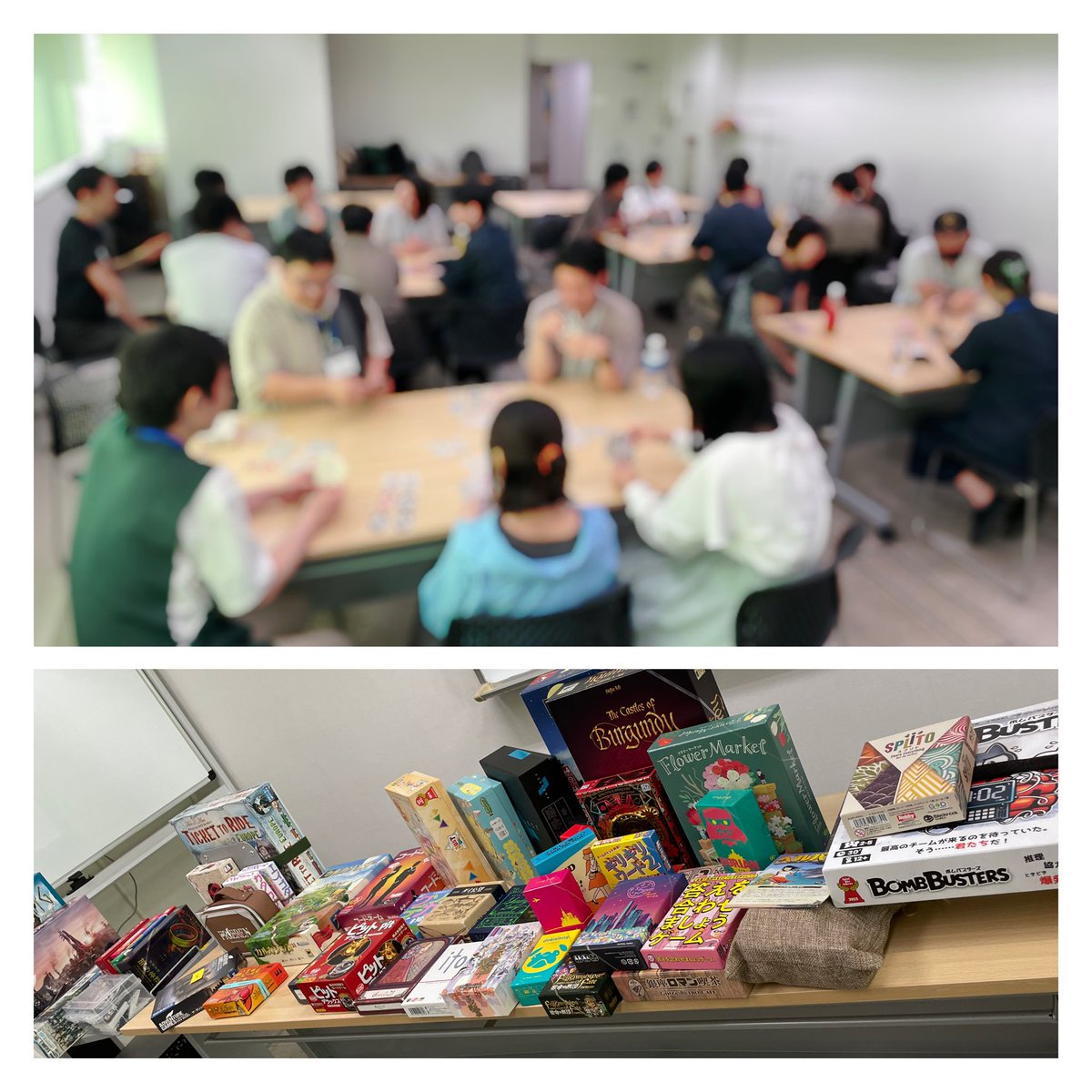 hama_board's tweet photo. 先日は「はまボド会」でした☺️

隅田川レッドタウン、ヤギのワード便、ダービーカジノ、ライトスピード：アリーナ、カスタムスロットミリオネア、マケランディア、ぬくみ温泉繁盛記、オトツナゲーター、ボムバスターズ

など重軽色々遊べて最高でしたー次回も気楽に参加いただけますと幸いです🙌 https://t.co/TedEC3YlhN