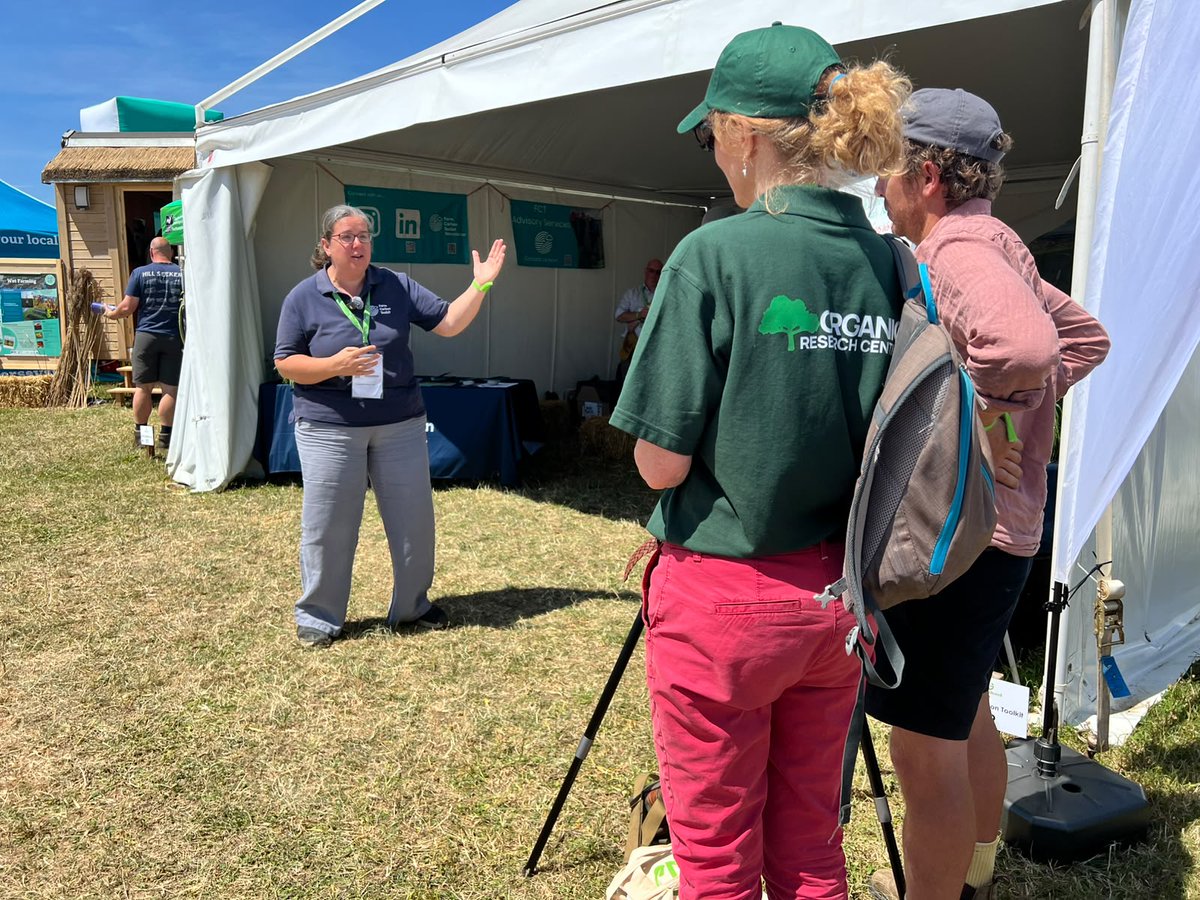 OrgResCent's tweet photo. We've been doing some more filming with @indiefarm.  Interviewing Becky Wilson at @FarmCO2Toolkit for the #GreenGrass project film. @JuliaSoilsister #Groundswell2026 #comingsoon https://t.co/i9GsST85WM