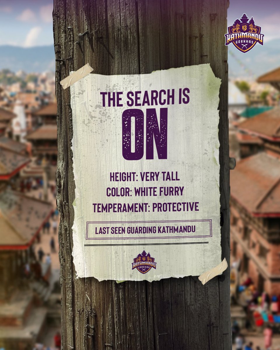 ktm_gorkhas's tweet photo. ⁉️
Can you help us find him?
#InTheShadows | #AayoGorkhali | #BigReveal https://t.co/iUszIVhvDd