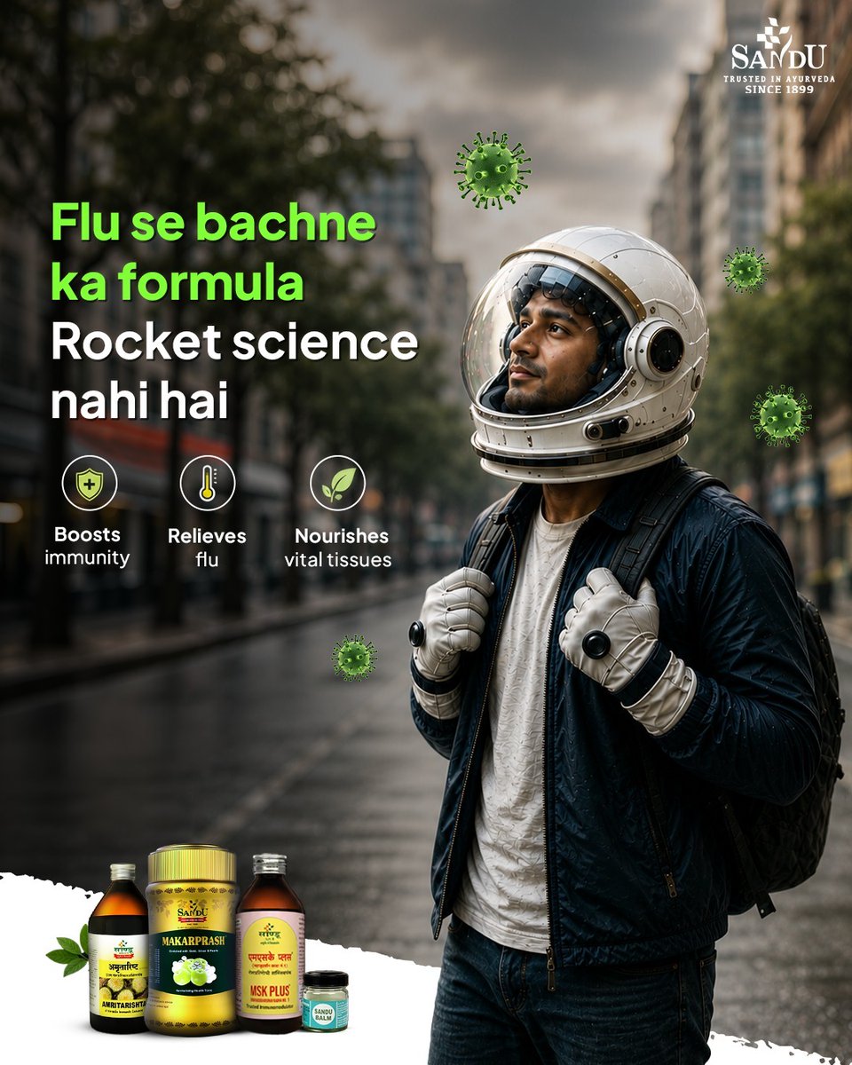 Sandu_Pharma's tweet photo. Infections ke darr se baarish ka mazaa mat roko! 😷
Monsoon Kit se khudko strong banao. 🌨️

👉Shop Now: https://t.co/MIKYCkHPgv

#SanduPharma #AyurvedaCare #GermProtection #ImmunityCare #MonsoonKit
(monsoon, rainy season, flu season, cough and cold) https://t.co/1z8Elwo7xx