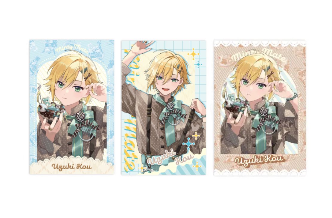 ixghm's tweet photo. 【買取 譲渡  】
仮約束 にじさんじ Minty Mate ランダムチェキ風カード Aグループ

求】画像（チェキ各1~2枚>>特典1枚）
譲】〜定価＋送料（特典は希望額+送料）

♡郵送or福島、郡山手渡し
♡PayPay
♡チェキ含むお取引のみ

チェキのみでもお気軽にお声がけください https://t.co/iByCH3qB0g
