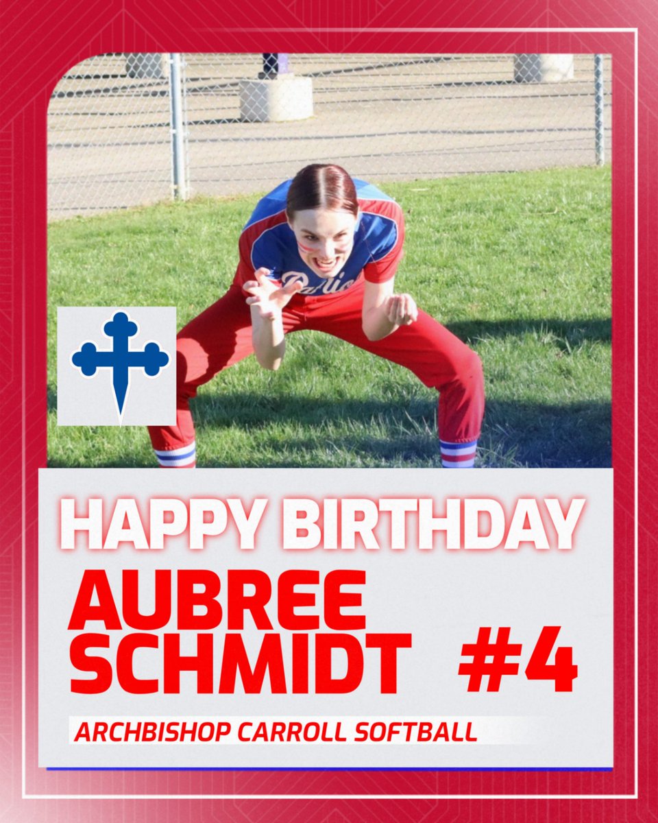 CarrollSoftbal1's tweet photo. Happy Birthday Aubree! May your day be as awesome as you are! We love you! https://t.co/92QrYysXg8