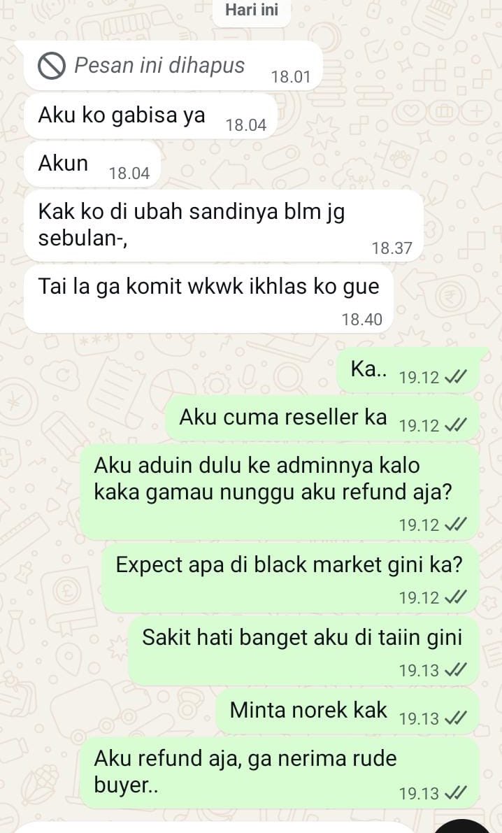vincekzo's tweet photo. termasuk rude buyer kan? #zonauang https://t.co/YknUp8IyvR