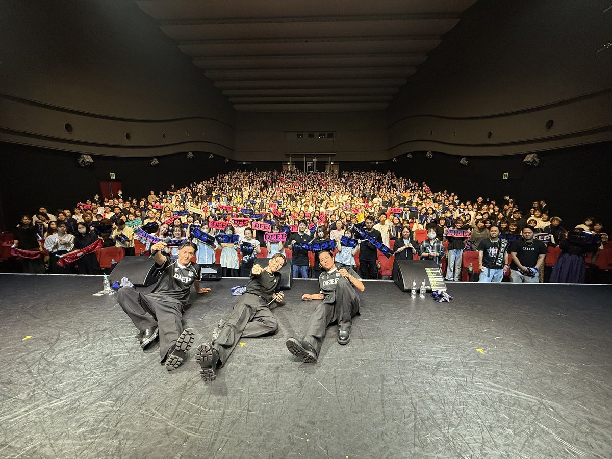 DEEPSQUAD_JP's tweet photo. 『DEEP LIVE TOUR 2026 〜Ⅲ COLORS〜』
@ヒューリックホール東京

Thank you!!
Next Aichi🎙

#DEEP
#DEEPLIVETOUR2026 https://t.co/ONeUzPv6n3