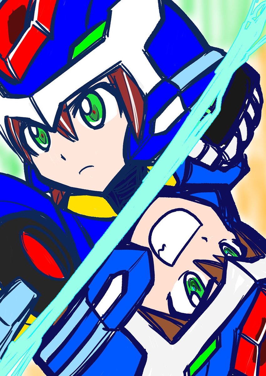 過去絵ロックマンZX エールとヴァン
