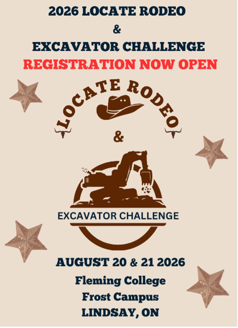 ORCGA_Pres_CEO's tweet photo. ROLL CALL! COMPETITORS &amp; VOLUNTEERS!
Register today for our upcoming Locate Rodeo &amp; Excavator Challenge! August 20 &amp; 21 in Lindsay Ontario. 

Click below for more information &amp; to register 
https://t.co/Fgcz44QlAd https://t.co/WTYg3Cv6By