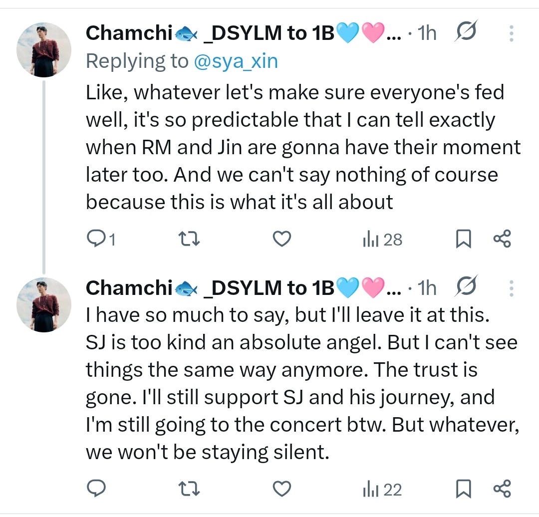 Raneemashraaf's tweet photo. Saying that you don't trust sj just because he's interacting with...his bandmates? and we're supposed to believe that you're any different from these deranged shippers?😭 just unstan and free yourself https://t.co/HA0GmbdErU
