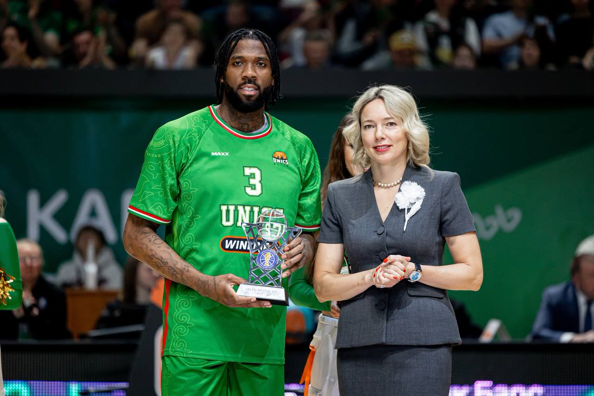 Zheldak_basket's tweet photo. 🚨💣 OFFICIAL: Jalen Reynolds signs with UNICS on a 1+1 deal. The American big man is set to spend his fifth season in Kazan.

#UNICS #VTB https://t.co/Nk73SC9AaG